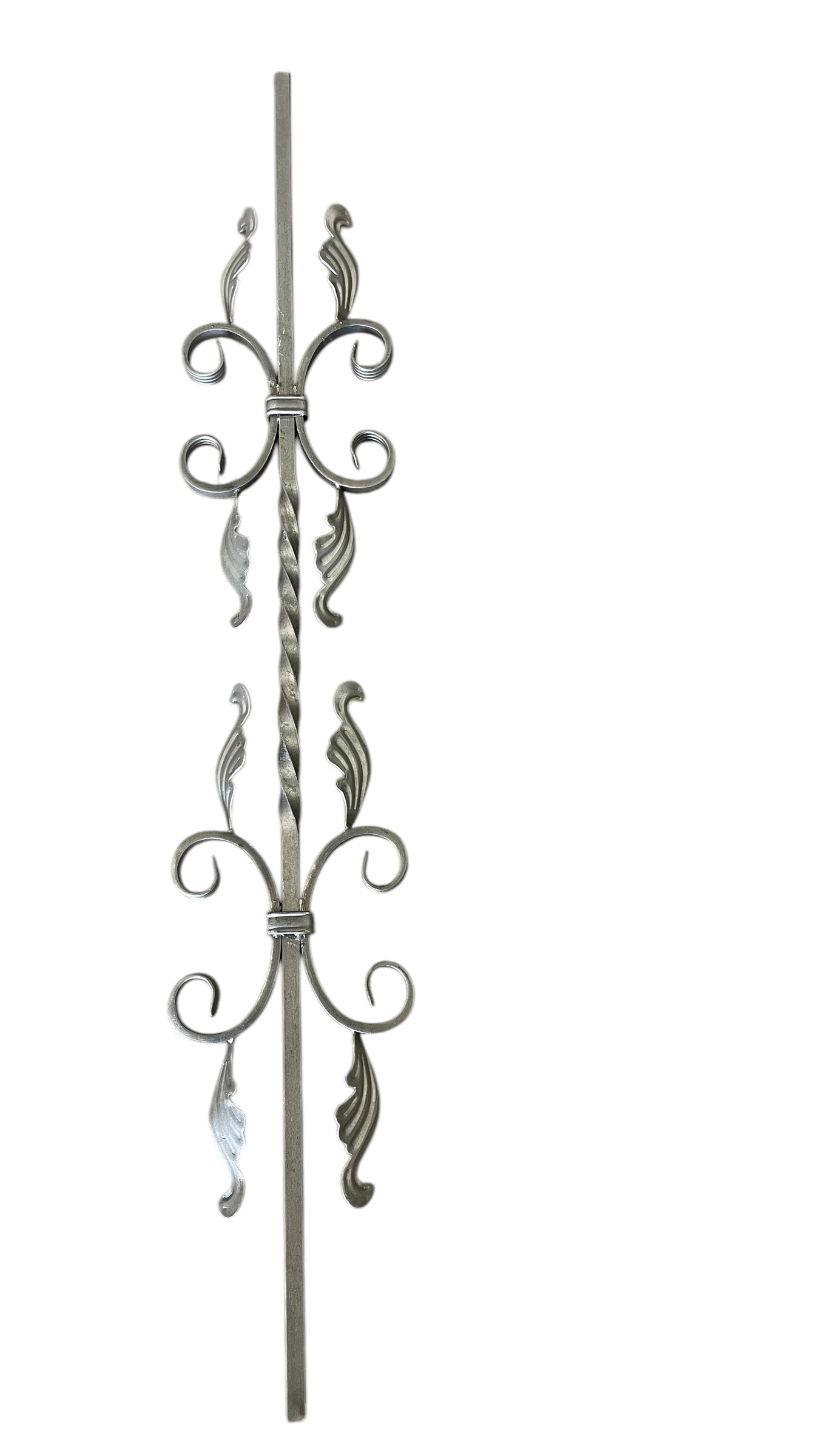 Balaustro Riñon con hojas Doble